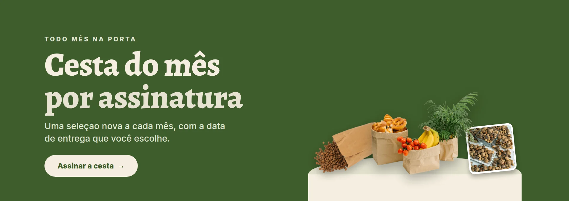 Empório Grão da Terra — Cesta do mês